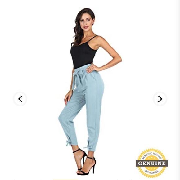 ⭐️nwt GRACE KARIN Womens Casual High Waist Pencil Pants with Bow-Knot⭐️ - Picture 5 of 10
